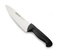 Arcos Cuchillo Cheferies 2900 – Hoja acero inoxidable Nitrum 8" Mango polipropileno negro, plata