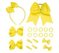 Arcos Accesorios para el Cabello Juego de 20 Uniformes Arcos para el Cabello Pinzas para el Cabello Diadema Vinchas para el Cabello para Niñas Pequeñas Niñas Regalos Uniformes Accesorios