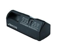 Arcos Afiladores - Afilador Eléctrico de Cuchillos Afilador de Cuchillos Eléctricos, Hecho de Plástico, Color Negro (Rodillos de Banda Intercambiables)
