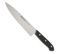 Arcos Bolonia - Cuchillo Chef - Hoja de Acero Inoxidable NITRUM de200 mm - Mango Polioximetileno (POM) Negro