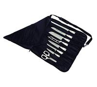 ARCOS Bolsa Portacuchillos 8 Piezas Poliéster 500x510mm | Funda para almacenaje y transporte de cuchillos y gadgets de cocina. Color negro.