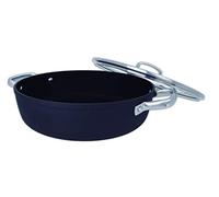 Arcos Cacerola Antiadherente de la Serie Samoa, de 28 cm de diámetro y 4,3 L de capacidad fabricada en Aluminio Forjado Negro