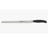 Arcos Cuchillo para Jamón Forjado con Hoja Acero Inoxidable 250 mm. Cuchillo cocina profesional. Resistente al óxido y la corrosión. Hoja flexible y Borde Suave. Serie Clara. Color negro.