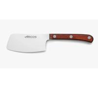 Arcos Cuchillo Carne/Cuchillo Mesa Acero Inoxidable Nitrum y Hoja 90 mm. Cuchillo Carne Cortar Filetes y Carne a la Parrilla. Paquete Mango - Madera Marrón. Serie MESA. Color Marrón.