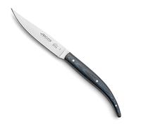 Arcos Cuchillo carne/mesa con Hoja Acero Inoxidable Nitrum 110 mm. Mango ergonómico polioximetileno POM. Los bordeserrados los hacen perfectos para cortar. Serie Mesa. Color azul.