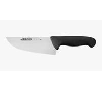 Arcos Cuchillo Carnicero Ancho 170 mm - Hoja de Acero Inoxidable Nitrum para Corte Preciso de Carne - Mango Ergonómico Polipropileno Negro - Serie 2900