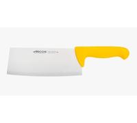 Arcos Cuchillo Carnicero Cleaver - Cuchillo Carnicero - Hoja Acero Inoxidable 8" - Mango Polipropileno - Plateado -istema Identificación Color - Resistente y Higiénico - Serie 2900 - Color Amarillo