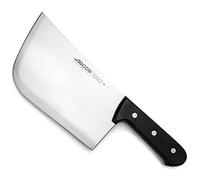 Arcos Cuchillo Carnicero Cleaver - Cuchillo Carnicero - Hoja Acero Inoxidable 8" - Mango Polipropileno - Plateado -istema Identificación Color - Resistente y Higiénico -erie 2900 - Color Negro