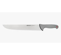 Arcos Cuchillo carnicero Serie Colour Prof – Hoja de acero inoxidable NITRUM 350 mm – Mango gris