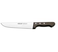 Arcos Cuchillo Carnicero con Hoja Acero Inoxidable Nitrum 200 mm. Cuchillo cocina profesional cortar carne, pescado y verduras. Mango ergonómico polioximetileno. Serie 2900. Color marrón.