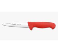 Arcos Cuchillo Carnicero Profesional - Hoja de Acero Inoxidable NITRUM 150 mm - Corte Preciso y Duradero - Mango Ergonómico Polipropileno Rojo - Serie 2900