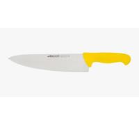 Arcos Cuchillo Chef Acero Inoxidable. Cuchillo Cocina Profesional multipropósito para Cortar y Limpiar Verduras. Mango ergonómico polioximetileno y Hoja 250 mm. Serie 2900. Color Azul.