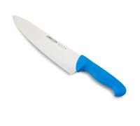Arcos Cuchillo Chef Acero Inoxidable. Cuchillo Cocina Profesional multipropósito para Cortar y Limpiar Verduras. Mango ergonómico polioximetileno y Hoja 250 mm. Serie 2900. Color Negro.