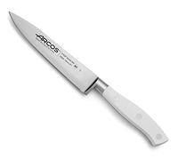 Arcos Cuchillo Chef Forjado Acero Inoxidable. Cuchillo Cocina Profesional Multiusos con Mango Ergonómico Polioximetileno y Hoja 150mm. Serie Riviera Blanc. Color Blanco.