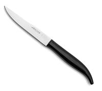 Arcos Cuchillo Chuletero de Mesa - Hoja de Acero Inoxidable Nitrum 110 mm - Ideal para Carnes - Mango Polipropileno Negro - Serie C