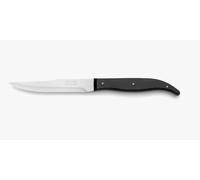 Arcos Cuchillo Chuletero Hoja Serrada Acero Inoxidable Nitrum 110 mm - Ideal para Carnes - Mango Nylon Negro - Serie Cuchillos de Mesa