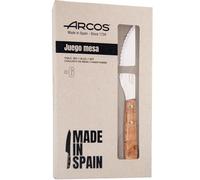 Arcos cuchillo chuletero mango de madera chopo juego de 6 piezas