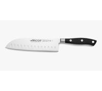 Cuchillo santoku arcos riviera 233500 de acero nitrum, con mango de po