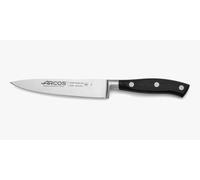 Arcos Cuchillo Chef Serie Riviera Forjado Acero Inoxidable Hoja 150 mm Mango Ergonómico Negro