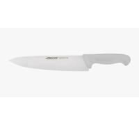 Arcos Cuchillo Cocinero Acero Inoxidable Nitrum 250 mm | Mango inyectado en polipropileno. Serie 2900. Color blanco.