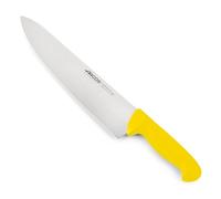 Arcos Cuchillo cocinero ancho Serie 2900 – Hoja NITRUM 300 mm acero inoxidable – Mango amarillo