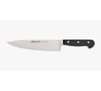 Arcos Cuchillo Cocinero Profesional - Hoja Forjada de Acero Inoxidable NITRUM 210 mm - Mango POM Resistente - Ideal para Chef y Cocina - Serie Clásica