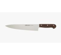 Arcos Cuchillo Cocinero Profesional - Hoja de Acero Inoxidable NITRUM 250 mm - Mango de Madera Palisandro - Corte Preciso y Duradero - Serie Atlantico