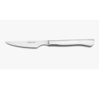 Arcos Cuchillo de Carne para Mesa Monoblock Acero Inoxidable 100 mm | Monoblock de una sola pieza para cortar carne asada, chuletas o bistecs. Serie Monobloque. Plateado.