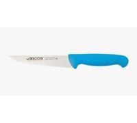 Arcos Cuchillo de Cocina Profesional - Hoja de Acero Inoxidable Nitrum 150 mm - Mayor Durabilidad y Corte Preciso - Mango Ergonómico Azul - Serie 2900