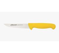 Arcos Cuchillo de Cocina Profesional - Hoja de Acero Inoxidable Nitrum 130 mm - Mango Polipropileno Amarillo - Corte Preciso y Duradero - Serie 2900
