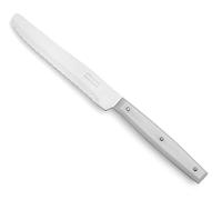 Arcos Cuchillo de Mesa Acero Inoxidable NITRUM 115 mm | Ofrece un corte preciso y mayor durabilidad con mango de nylon ergonómico. Serie Mesa. Color blanco.