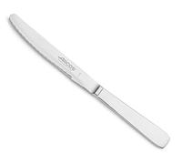 Arcos Cuchillo de Mesa de Acero Inoxidable - Hoja Serrada 110 mm para Postre - Monoblock, Mango Ergonómico - Serie Cuchillos de Mesa