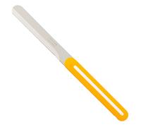 Arcos Cuchillo de Mesa Serrado - Acero Inoxidable NITRUM 100 mm - Desayuno y Cocina - Mango Polipropileno Naranja - Serie B-Line
