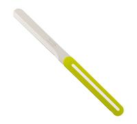 Arcos Serie B-Line - Cuchillo de Mesa | Cuchillo Desayuno - Hoja Serrada de Acero Inoxidable NITRUM de 100 mm - Mango Polipropileno Color Verde claro con raya blanca