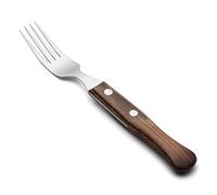 Arcos Juego cuchillo y tenedor Serie C 230 mm Acero inoxidable 18/10 Mango madera marrón
