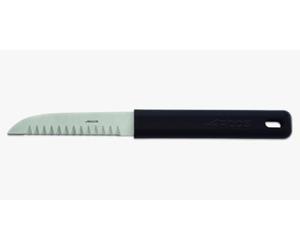 ARCOS Cuchillo Decorador para Frutas Acero Inoxidable 90 mm | Mango de polipropileno. Serie Gadgets Profesionales. Color negro.