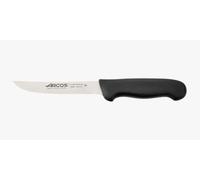 Arcos Cuchillo deshuesador con Hoja Acero Inoxidable Nitrum 160 mm. Cuchillo Carnicero Profesional para Cortar Huesos Carne. Mango ergonómico Polipropileno. Serie 2900. Color Negro.