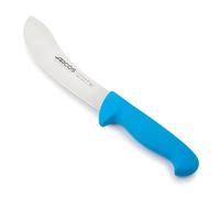 Arcos Cuchillo desollado Acero Inoxidable Nitrum y Hoja 190 mm. Diseñado para desollar Todo Tipo Carne. Mango ergonómico Polipropileno. Serie 2900. Color Azul. Peso 227 gr.