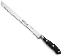 Arcos Cuchillo jamonero acero inoxidable forjado nitrum 250 mm mango negro