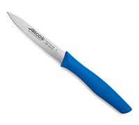 Arcos Cuchillo mondador Serie Nova Hoja acero inoxidable 100 mm Mango polipropileno azul