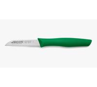 Arcos Cuchillo mondador Serie Nova – Hoja acero inoxidable 80 mm – Mango polipropileno verde