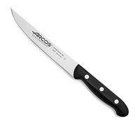 Arcos Cuchillo Mondador de Acero Inoxidable. Cuchillo Cocina Profesional para Pelar Frutas y Verduras. Mango Ergonómico Polioximetileno y Hoja 150mm. Serie Maitre. Color Negro.