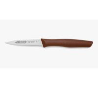 Arcos – Cuchillo mondador Serie Nova – Hoja acero Nitrum 85 mm – Mango polipropileno marrón