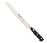 Arcos Serie Lyon - Cuchillo Panero | Cuchillo Arcos - Hoja de Acero Inoxidable Forjado NITRUM de 200 mm - Mango de Polioximetileno (POM) - Color Negro