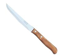 Arcos Cuchillo para Verduras de 4 Pulgadas con Hoja de 105mm en Acero Inoxidable y Mango de Madera. Cuchillo para Vegetales Apto para Lavavajillas. Serie Latina. Color Marrón