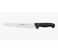 Arcos Cuchillo Pastelería/Cuchillo Pasteles Acero Inoxidable Nitrum y Hoja 250 mm. Corta,ecciona y corta bases pasteles. Mango ergonómico polipropileno. Serie 2900. Color negro.