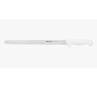 Arcos Cuchillo Pastelero Flexible Serrado 350 mm - Acero Inoxidable NITRUM - Mango Polipropileno Blanco - Durabilidad y Corte Preciso - Serie 2900