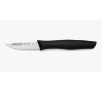 Arcos Cuchillo pelador Nova – Acero inoxidable Nitrum, hoja 70 mm, mango ergonómico negro