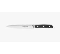 Arcos Cuchillo pescado Forgedole Acero Inoxidable forjado. Mango Micarta y borseda especial con Hoja plateada 190 mm. Serie Manhattan. Color negro. Impresiona yorprencon cada corte.
