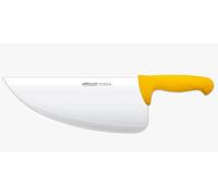 Arcos Cuchillo pescadoeries 2900 - Cuchillo pescado pescadería - Hoja Acero Inoxidable Nitrum 13" - Mango polipropileno amarillo - Plateado -istema identificación colores estándar europeo (7'')